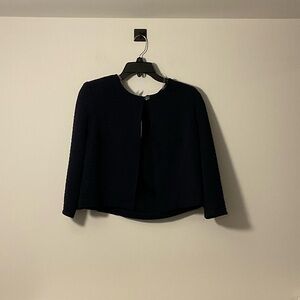 NY Collection Navy Blue Women's Blazer